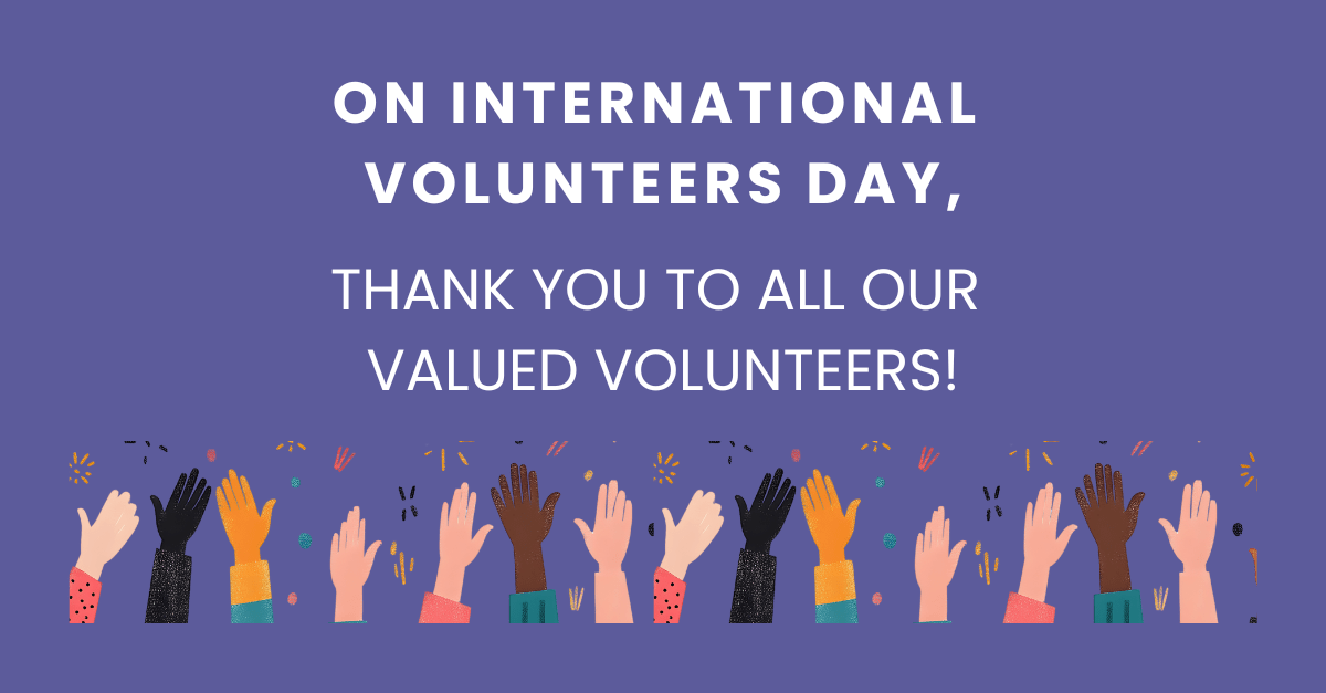 On International Volunteers Day,