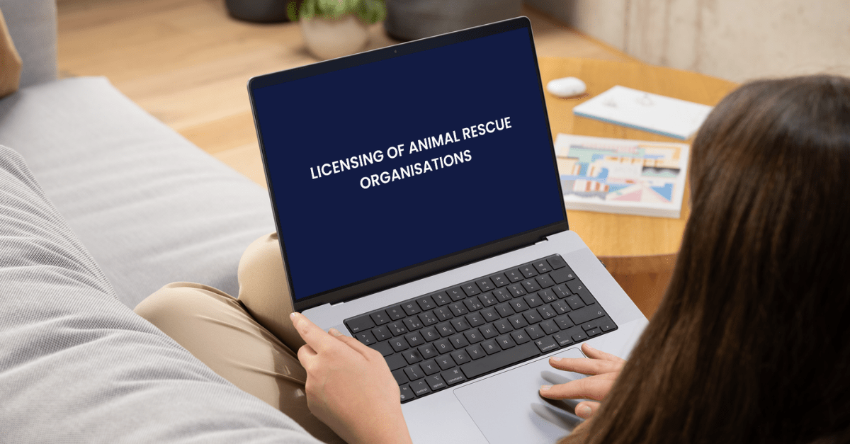 Licensing Of Animal Rescue Organisations 